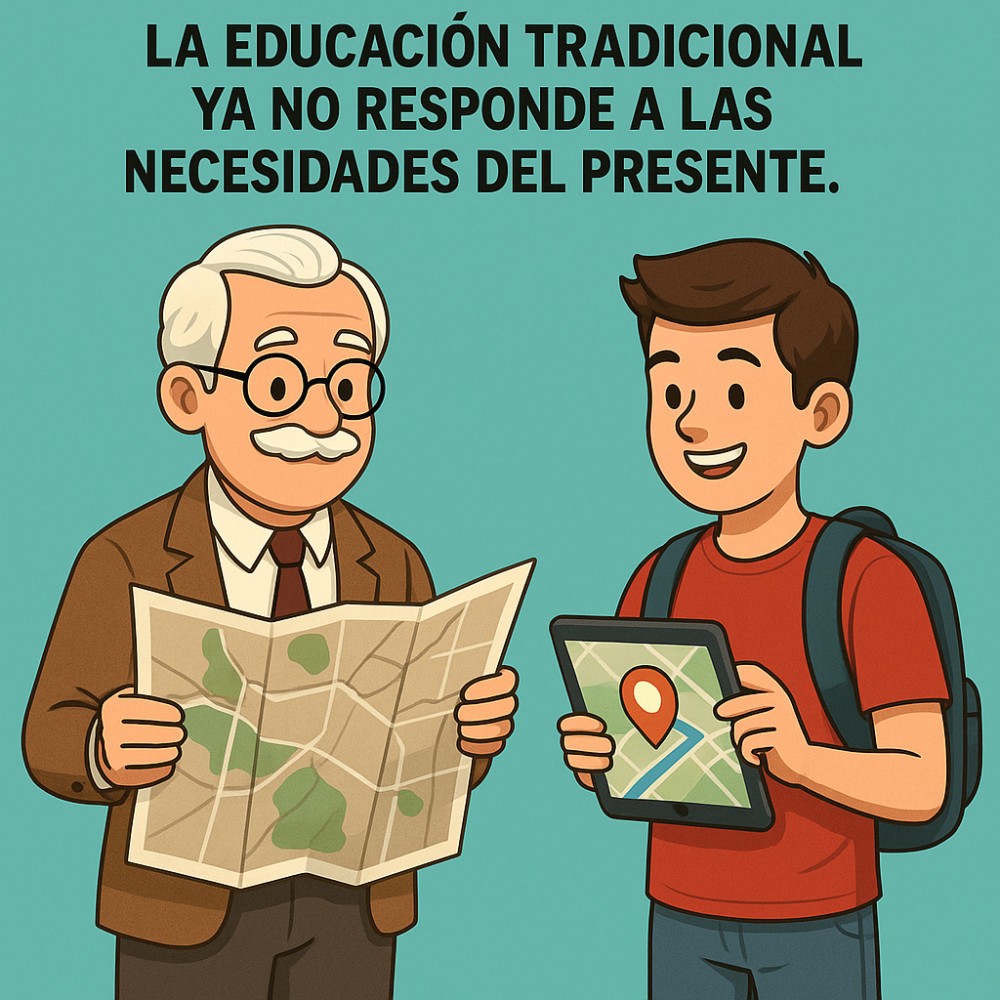 La educación ya no es responde a las necesidades del presente