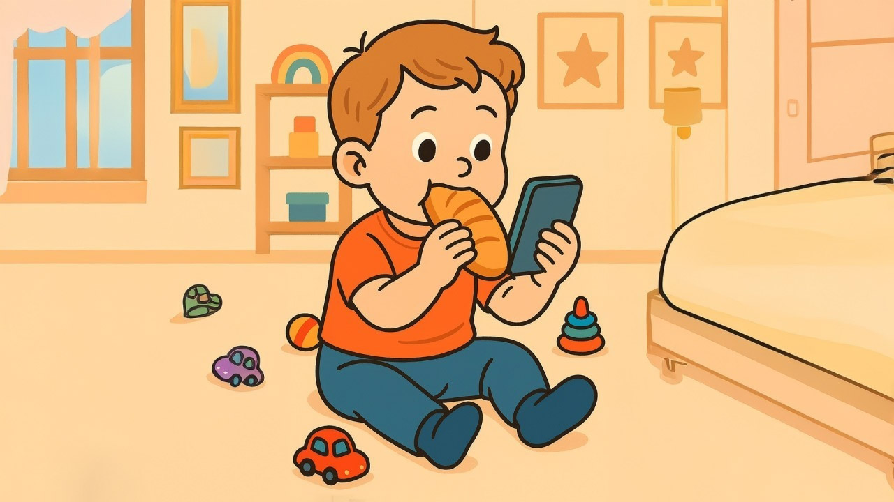 Un hijo siempre viene… 📱 (con la tecnología bajo el brazo, ya no con el pan)